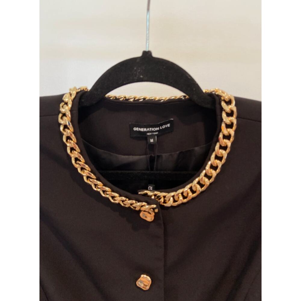 Generation Love Chiara Chain Trim Jacket size M medium - Picture 5 of 9